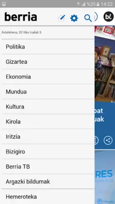 Berria android App screenshot 6